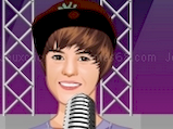 Justin Bieber in concert dress up game