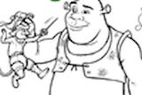 Jeux De Coloriage Pour Fille : Shrek 2