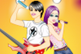 Jeux De Fille Et D'habillage: Couple De Chanteurs