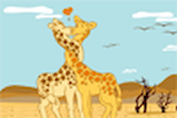 Jeu De Puzzle : Amour De Girafes